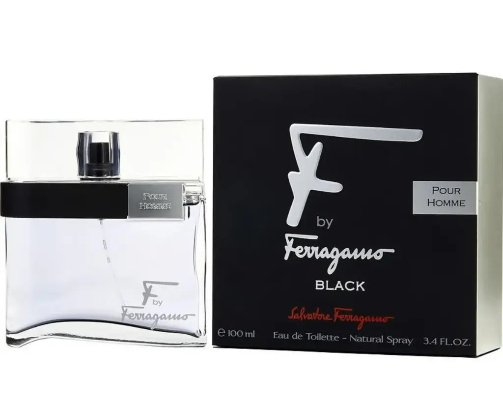 FERREGAMO F BLACK MEN EDT 100ML
