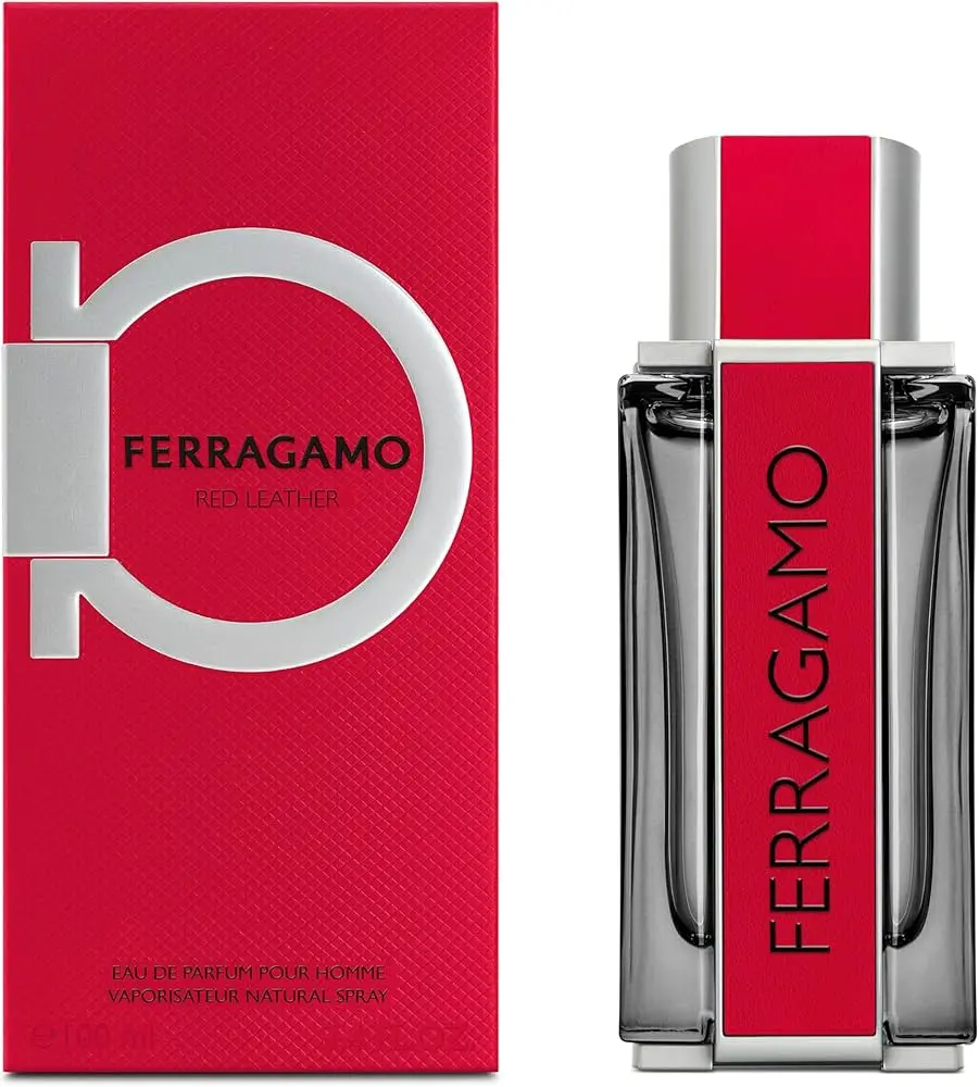 FERRAGAMO RED LEATHER MEN EDP 100ML