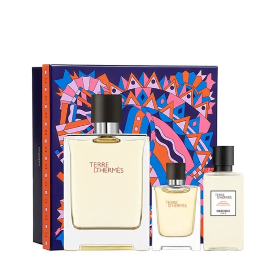 TERRE D HERMES MEN SET EDT 100ML+EDT12.5ML+ASL40 ML 