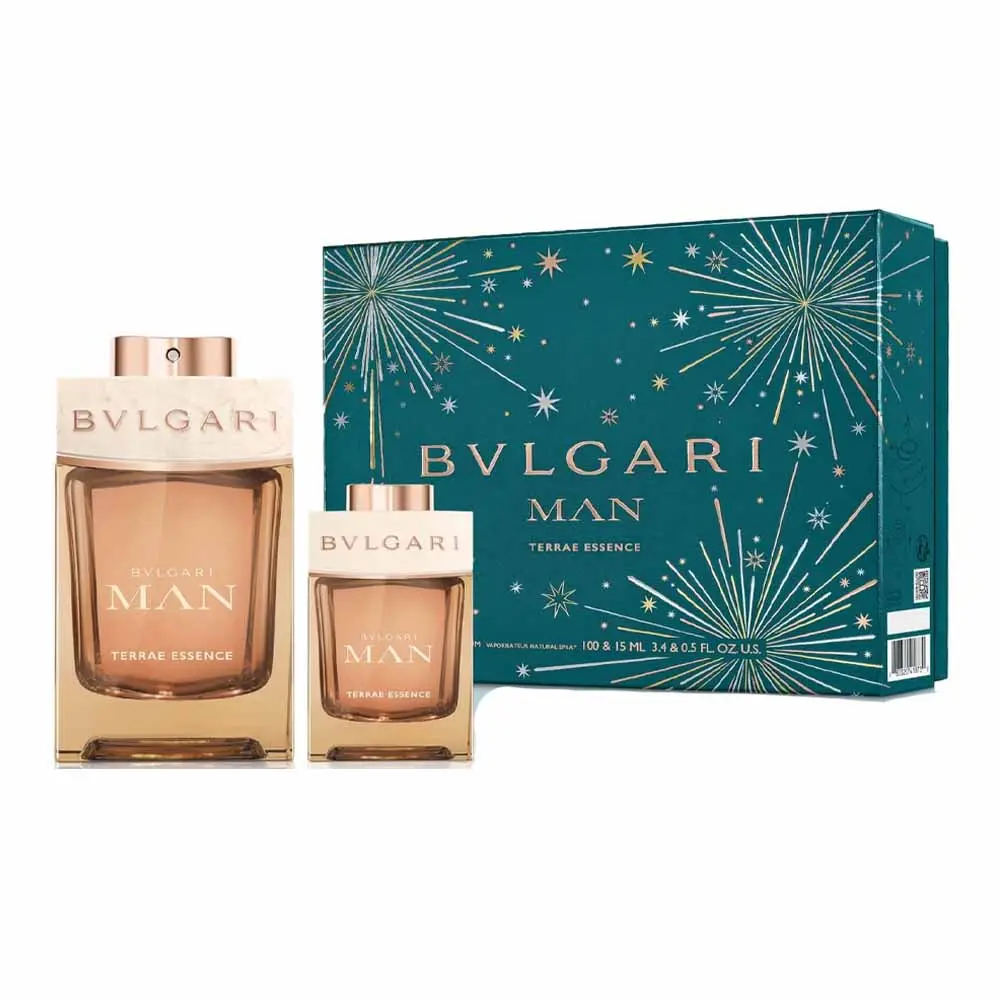 BLV TERRAE ESSENCE MEN SET EDP 100ML + EDP 15ML (NEW PACK) 