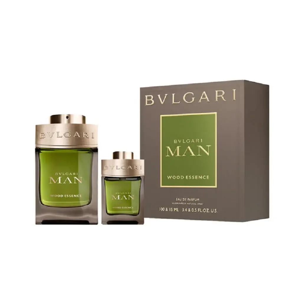 BLV MAN WOOD ESSENCE SET EDP 100ML + EDP 15ML (SOFT BOX) 