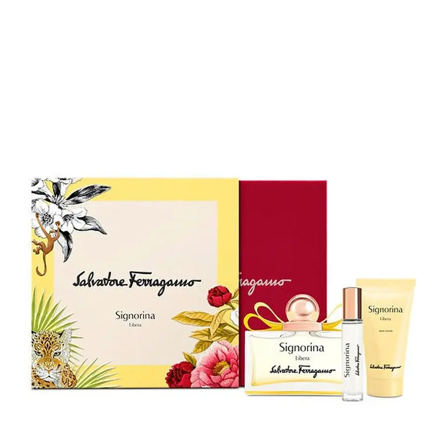FERRAGAMO SIGNORINA LIBERA WOMEN SET EDP 100ML+EDP 10ML+BL 50ML 