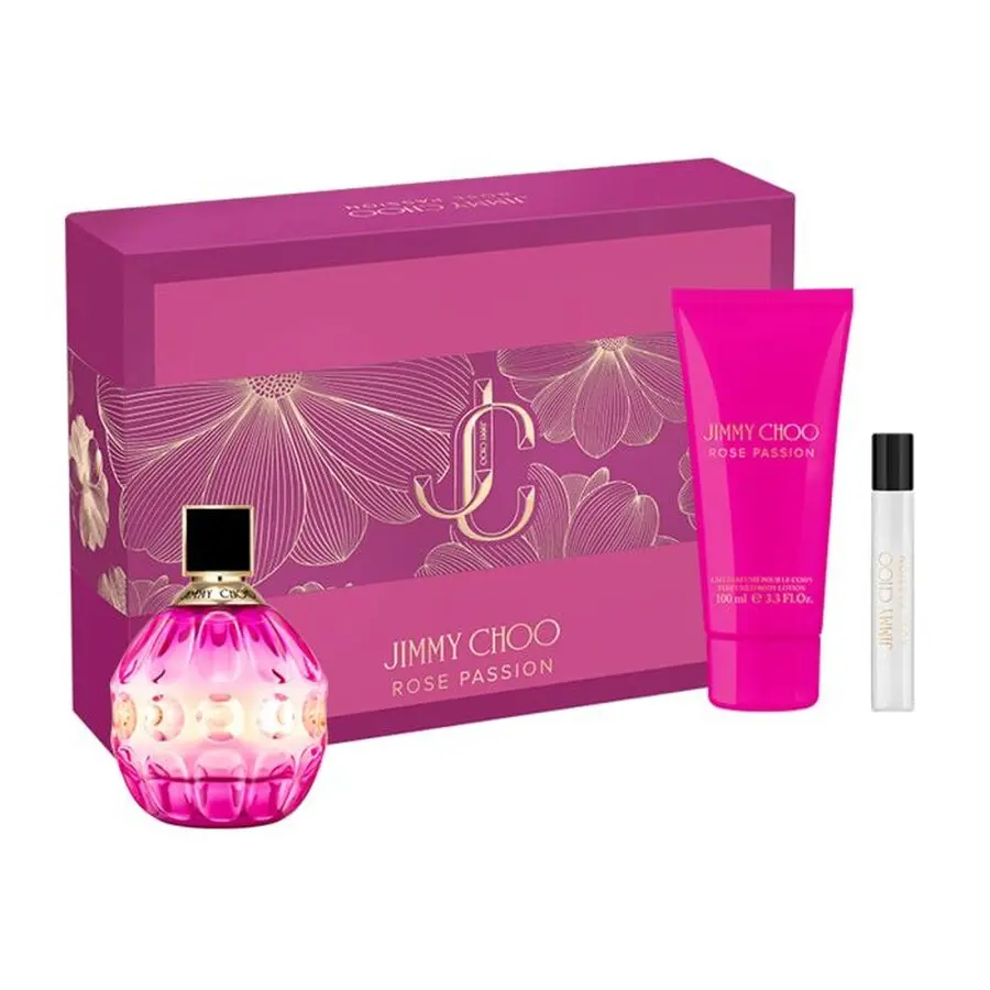 JIMMY CHOO ROSE PASSION WOMEN SET EDT 100ML+EDT 7.5ML+BL 100ML 
