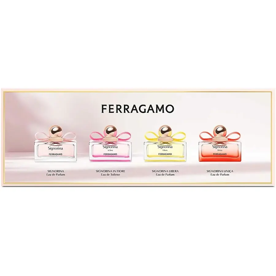FERRAGAMO WOMEN MINIATURE SET (4 X 5ML)