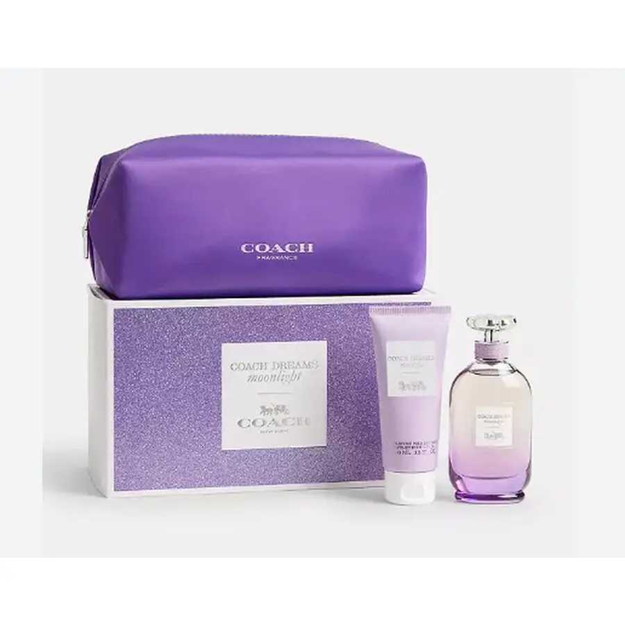 COACH DREAMS MOONLIGHT WOMEN SET EDP 90ML+BL 100ML+POUCH