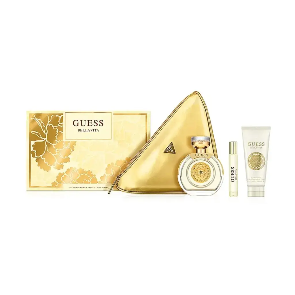 GUESS BELLA VITA WOMEN SET EDP 100ML+EDP 15ML+BL 100ML+POUCH