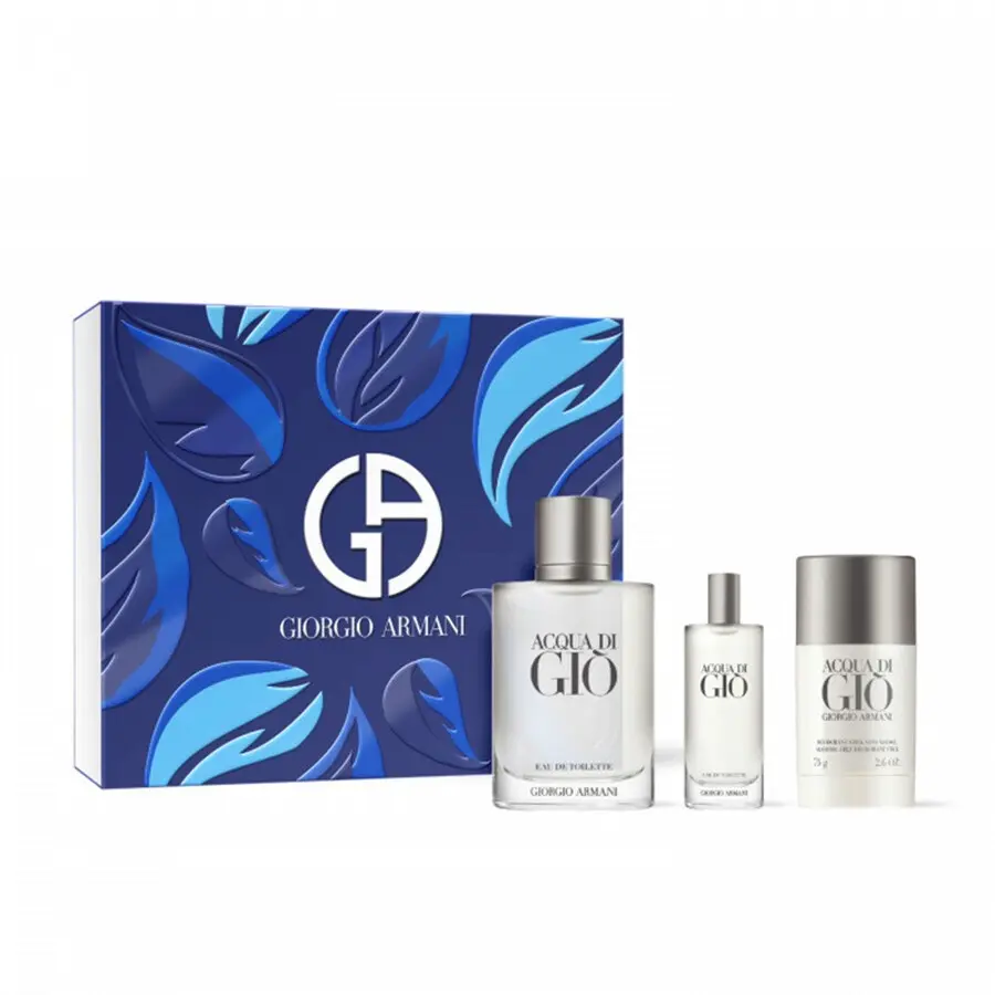 ARMANI ACQUA DI GIO SET EDT 100ML+EDT 15ML+STICK 75GM