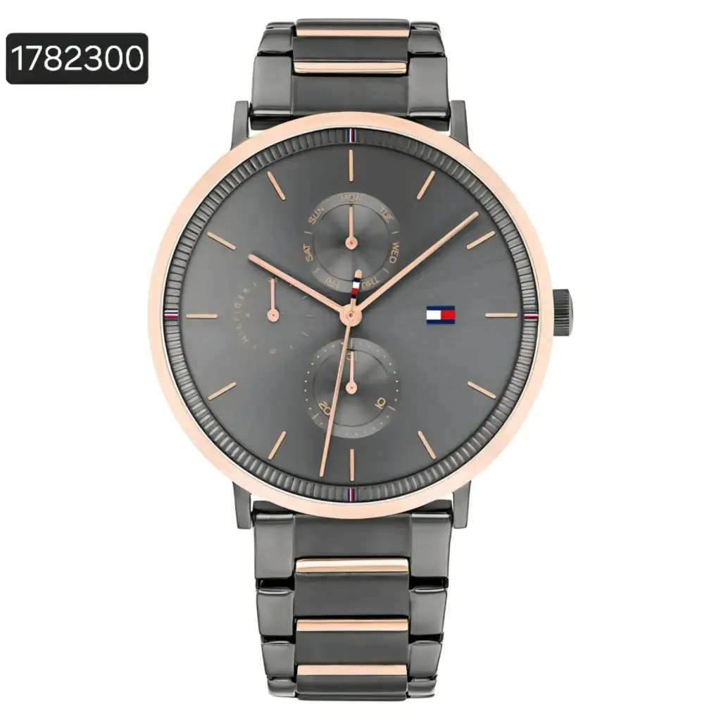 1782300 TOMMY ROSE GOLD & GREY STEEL WOMEN WATCH