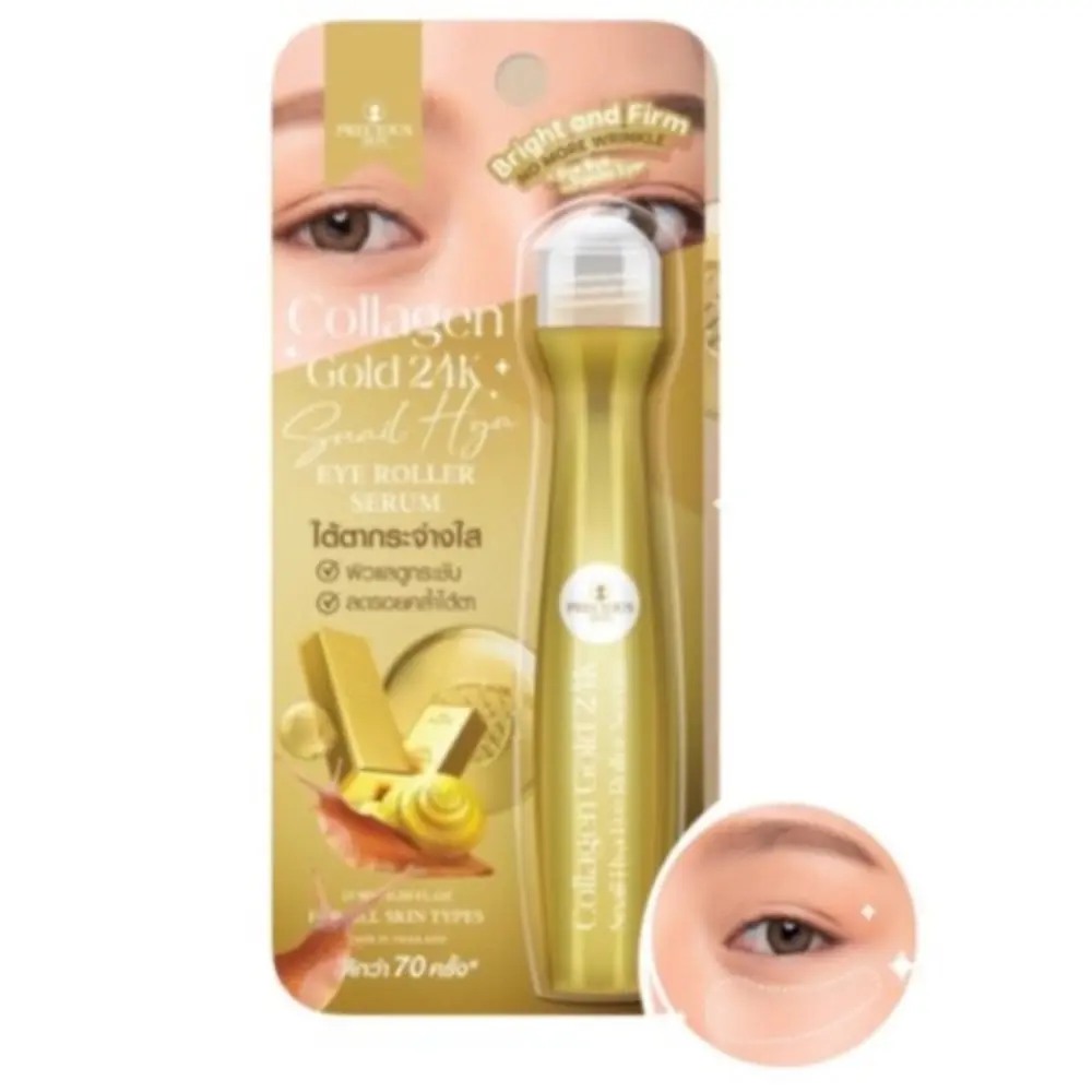 COLLAGEN GOLD 24K SNAIL HYA EYE ROLLER SERUM 15ML