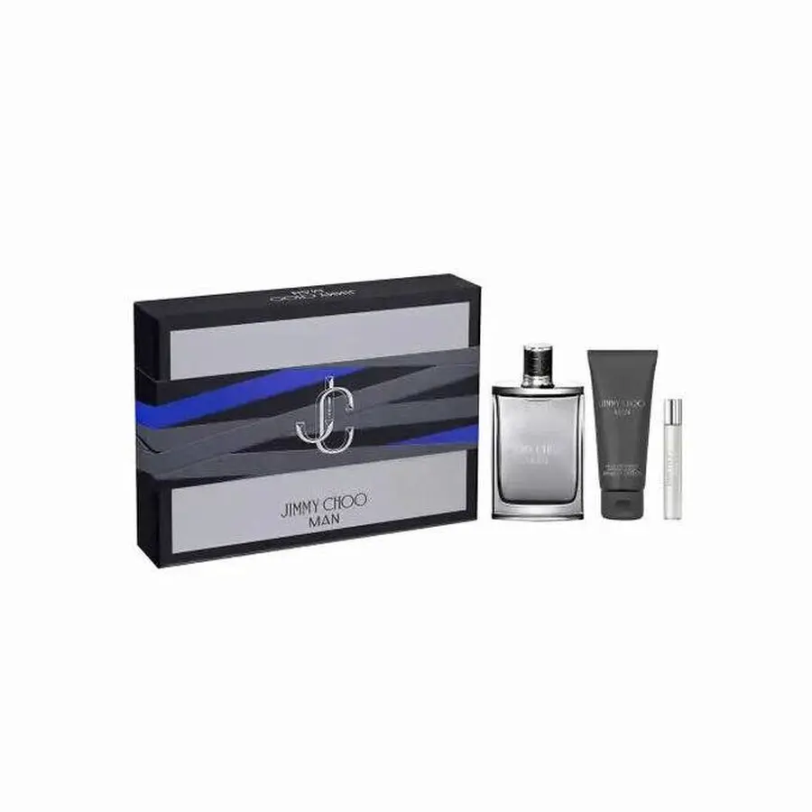 JIMMY CHOO MEN SET EDT 100ML+EDT 7.5ML+SG 100ML
