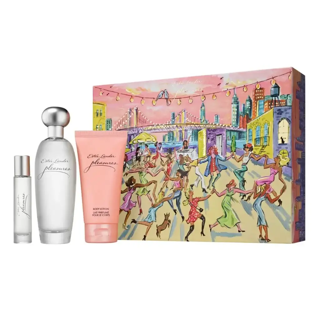 ESTEE LAUDER PLEASURES IN THE MOMENT SET 100 ML EDP +75 ML BL +10 ML EDP