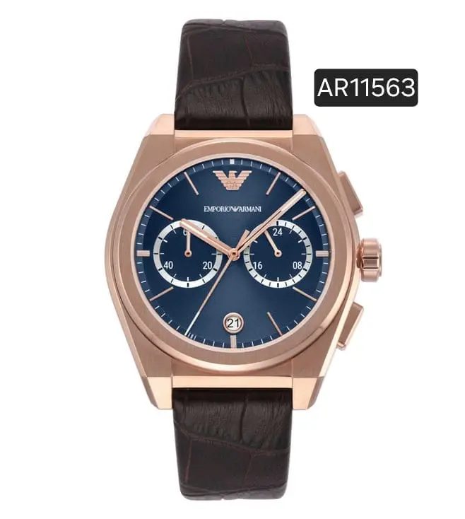 AR11563 ARMANI LEATHER STRAP MEN WATCH