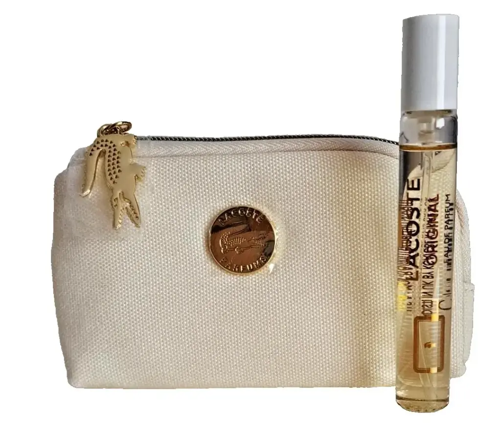 LACOSTE ORIGINAL WOMEN EDP 7.5ML MINI+PURSE