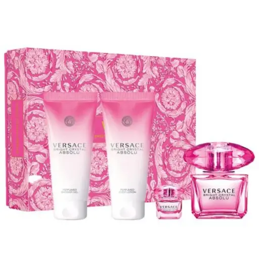 [8011003889020] VERSACE BRIGHT CRYSTAL ABSOLUTE 4 PC SET WOMEN 