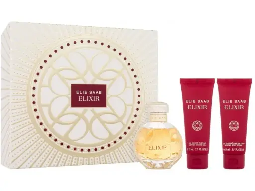 [7640233342190] ELIE SAAB ELIXIR WOMEN SET EDP 100ML+BL 75ML+SG 75ML 