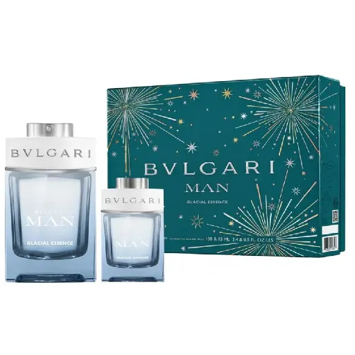 [783320421143] BLV MAN GLACIAL ESSENCE SET EDP 100ML + EDP 15ML 