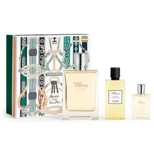 [3346130423157] TERRE D'HERMES EAU GIVREE MEN SET EDP 100ML+EDP 12.5ML+SG 80ML 