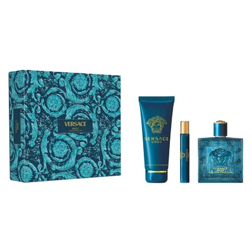 [8011003889334] VERSACE EROS MEN SET EDP100+BSG150+TS10 