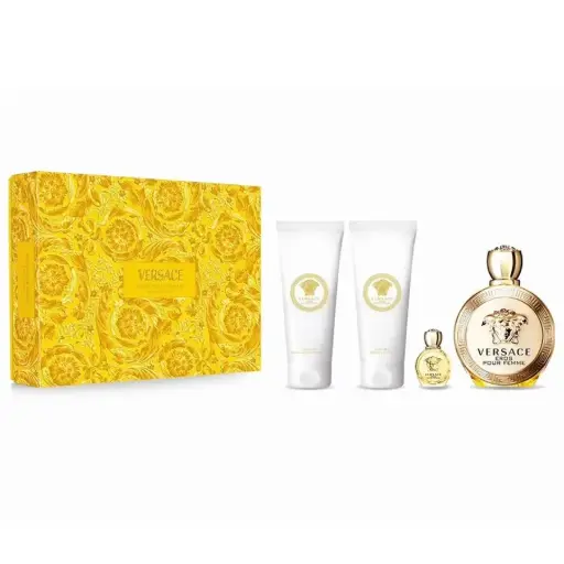 [8011003889105] VERSACE EROS SET WOMEN EDP100+BSG100+BL100+EDP5 