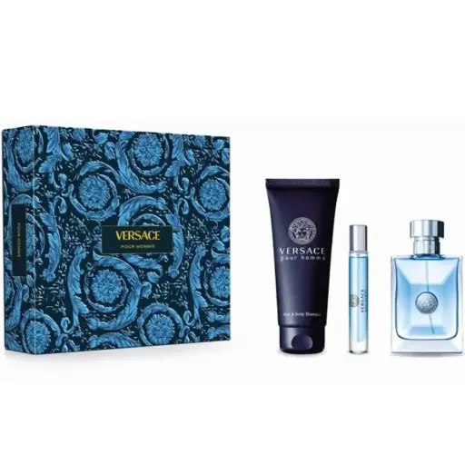 [8011003889235] VERSACE POUR HOMME MEN SET EDT100+HBS150+TS10 SS 