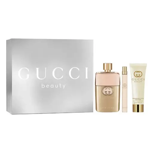 [3616305447586] GUCCI GUILTY POUR FEMME SET EDP 90ML+EDP 10ML+BL 50ML 