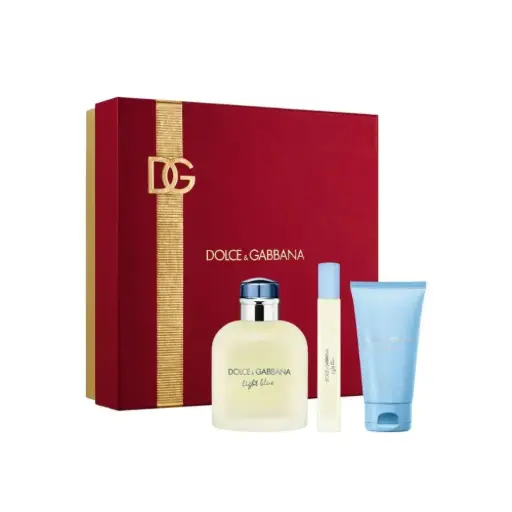 [8054754400717] DNG LIGHT BLUE MEN SET EDT 125ML + EDT 10ML + SG 50ML 