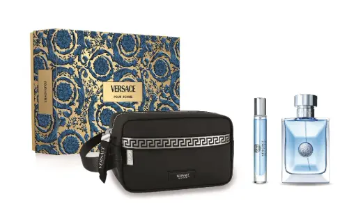 [8011003902996] VERSACE POUR HOMME SET EDT 100ML + EDT 10ML + TROUSSE BAG 