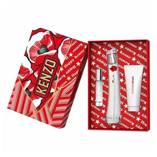 [3274872483835] KENZO FLOWER WOMEN 3PC SET 