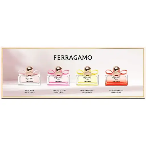 [8052464897711] FERRAGAMO WOMEN MINI SET (4 X 5ML)