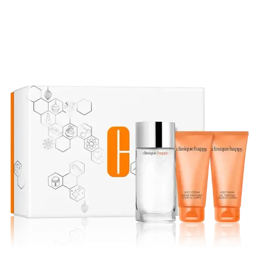 [192333180846] CLINIQUE ABSOLUTELY HAPPY WOMEN 3PC SET
