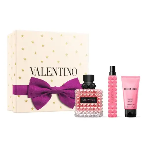 [3614274680133] VALENTINO BORN IN ROMA WOMEN SET EDP 100ML+EDP 10ML+BL 50ML