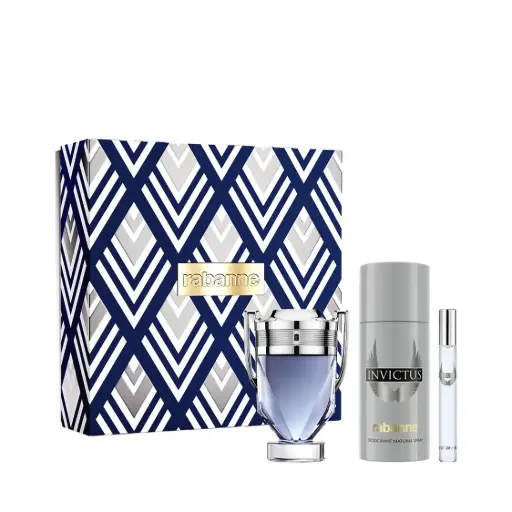 [3349668642588] PACO INVICTUS MEN SET EDT+100ML+EDT 10ML+DEO 150ML