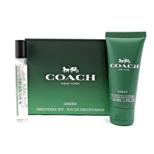 [3386460148863] COACH GREEN WOMEN MINI SET EDT 7.5ML+SG 30ML