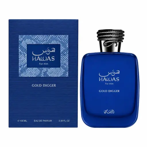 [614514331262] RASASI HAWAS GOLD DIGGER MEN EDP 100ML 